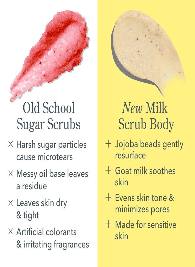 Beekman 1802 Coconut Cream Exfoliating Milk Body Scrub - 8.0 fl oz - Smooths Skin & Evens Out Tone - With Goat Milk & Jojoba Beads - Skin Barrier & Biome Safe - Good for Sensitive Skin - Cruelty Free - Image 5